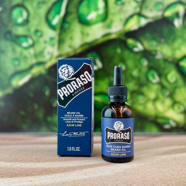 Олія для бороди Proraso Azure Lime 30 мл &mdash; Аромат лайма та цитруса К109 фото