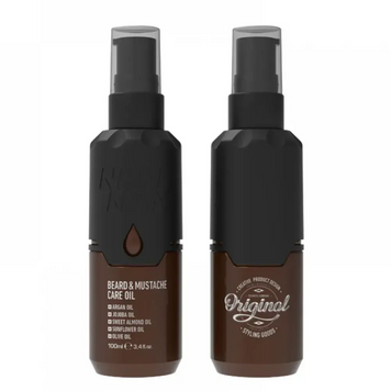 Олія для бороди та вус Nishman Beard & Moustache Oil 100 мл (кедр та ментол) k1005 фото