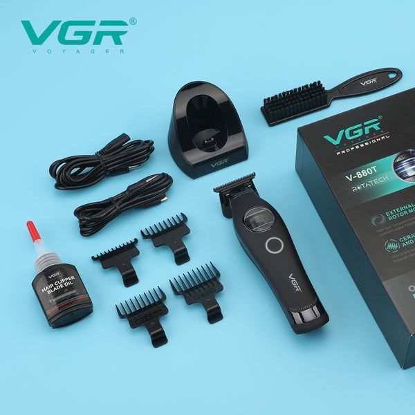 Професійний тример VGR V-880T Black &mdash; Технологія MIM та зовнішній роторний мотор t700 фото