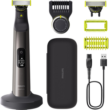 Триммер|Электростанок для лица и тела Philips OneBlade Pro 360 QP6652/61 с подставкой t1219 фото
