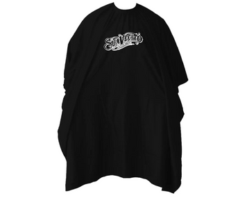 Профессиональный парикмахерский пеньюар Suavecito OG Script Black Barber Cape (140х160 см) k1670 фото