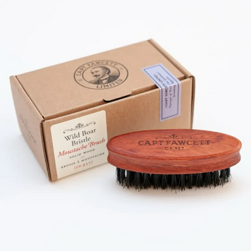 Щетка для усов из щетины дикого кабана Captain Fawcett Wild Boar &mdash; Здоровье и блеск k1498 фото