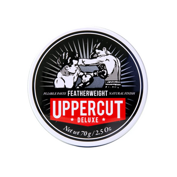 Uppercut Deluxe Featherweight &mdash; це універсальна паста на водній основі з волокнистою текстурою, розроблена для створення сучасних текстурованих образів. Вона забезпечує середню фіксацію та природний фініш із легким здоровим блиском (без ефекту жирності).  k896 фото