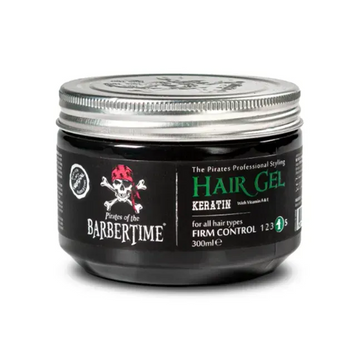 Професійний кератиновий гель для волосся Barbertime Hair Gel Keratin 300 мл k1181 фото