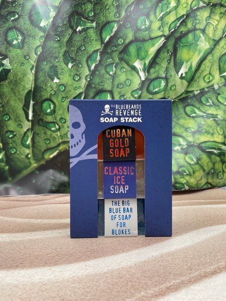 Подарочный набор мужского мыла The BlueBeards Revenge 3х175г k357 фото
