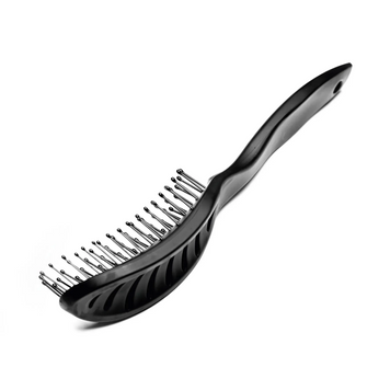 Профессиональная изогнутая щетка-скелет для укладки волос Menspire Curved Vent Brush k1706 фото