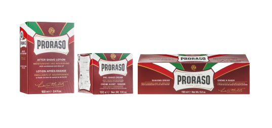 Набір подарунковий для гоління з 3-х предметів Proraso Red Vintage Selection Primadopo К11 фото