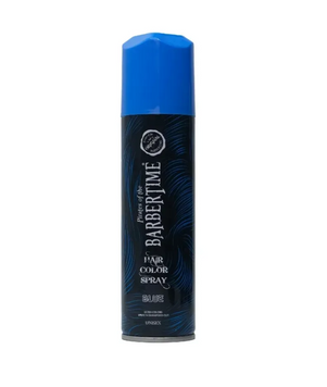 Кольоровий спрей для волосся Barbertime Pro Hair Coloring Mech Spray Blue 150 мл k1229 фото