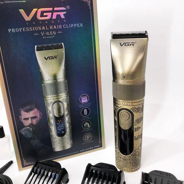 Профессиональная машинка VGR V-659 &mdash; мощь 7500 RPM и полная водозащита IPX7 m672 фото