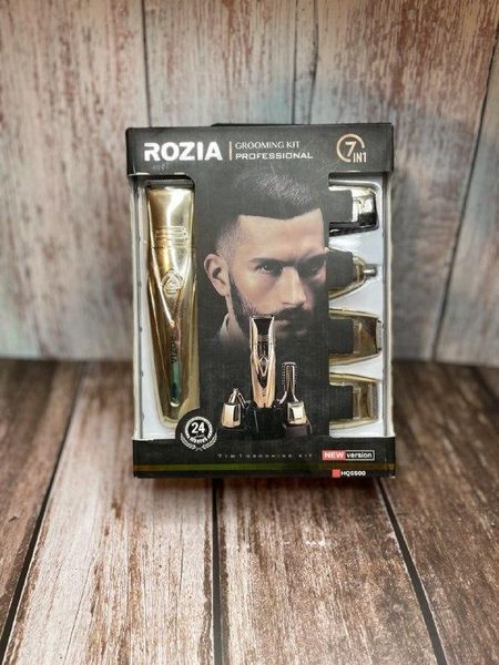 Машинка для стрижки Rozia 7в1 HQ5500 (Золотистого кольору) m011 фото