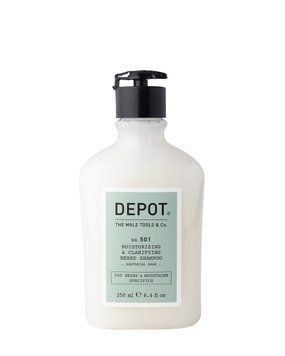 Depot 501 Зволожуючий та очищаючий шампунь для бороди, вишукана шавлія, 250 мл k412 фото