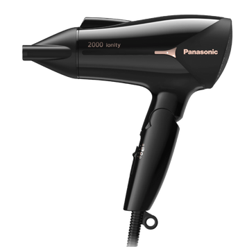 Компактный мощный фен Panasonic EH-NE66-K865 (2000 Вт/эквивалент 2300 Вт, ионизация, складная ручка) a874 фото