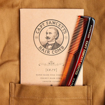 Гребень для волос ручной работы Captain Fawcett Hair Comb (CF.7T) &mdash; Традиции британского груминга k1501 фото