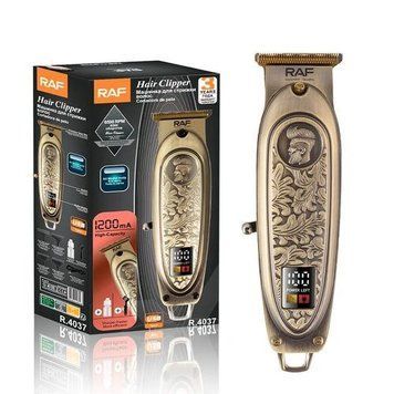 Профессиональный триммер RAF R.4037 Gold &mdash; винтажный стиль и безупречная точность t648 фото