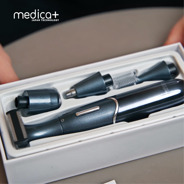 Тример|Електростанок для обличчя та тіла 4в1 MEDICA+ Trimmer 8.0 (IPX5, LCD-дисплей) 50981 фото
