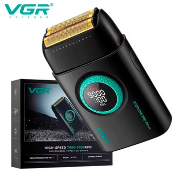 Электробритва-шейвер VGR V-378 Black &mdash; Профессиональная серия 9000 об/мин e1599 фото