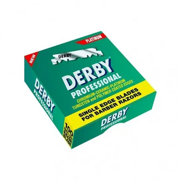Профессиональные лезвия для шаветт Derby Professional Single Edge (100 шт.) &mdash; Половинки k1049 фото